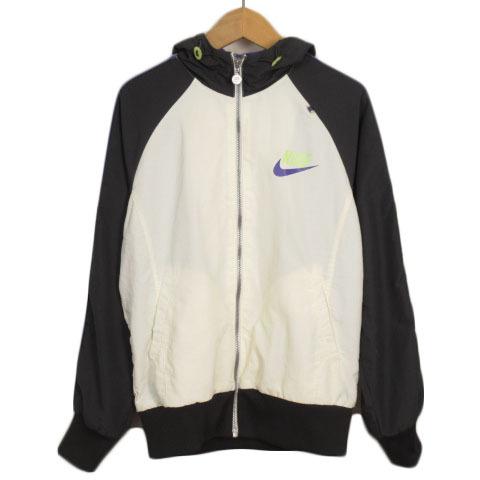 ナイキ Nike ジャケット ウインドブレーカー ライン ナイロン M 国内正規 グレー 白 ホワイト レディース 176 ブランド古着販売のベクトル 通販 Yahoo ショッピング