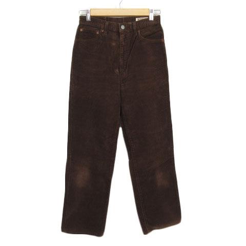 ▶︎SALE banal chic bizarreコーデュロイボンテージパンツ茶 ボブソン BOBSON ビンテージ パンツ コーデュロイ ワイド テーパード L
