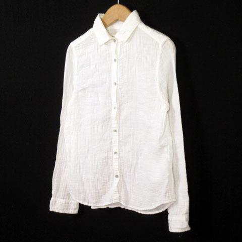 マリンフランセーズ LA MARINE FRANCAISE シャツ ブラウス シボ加工 