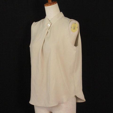 新品 emmi atelier ハイネックノースリブラウス ベージュ emmi atelier エミ ハイネックノースリブラウス 1 ベージュ レディース