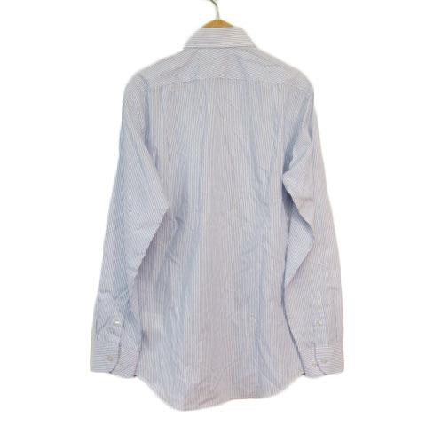 コムサイズム COMME CA ISM イージーケア セミワイドカラー ドレスシャツ M 青 ブルー メンズ｜vectorpremium｜02