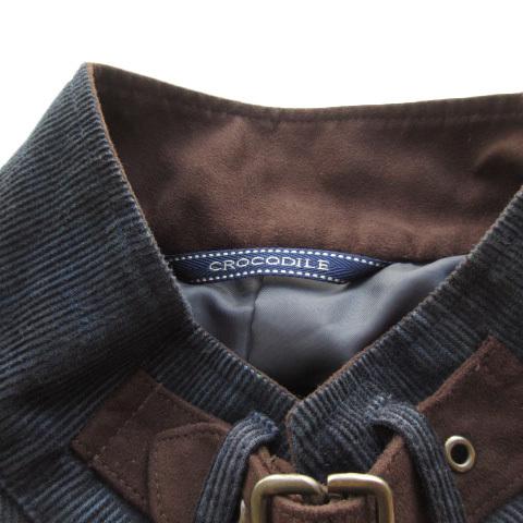 クロコダイル CROCODILE ジャケット ブルゾン チェックコーデュロイ L