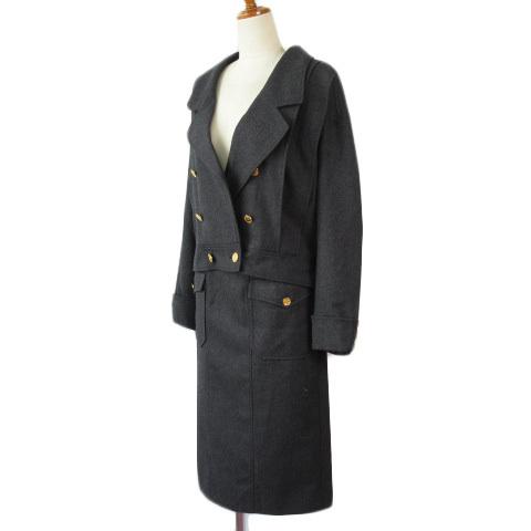 CHANEL シャネル ビンテージ スーツ ジャケット ダブル スカート  