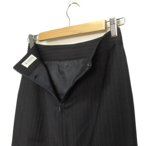 新品◎プラステ／XS 2wayストレッチ ストライプスカートスーツ セットアップ プラステ PLST 2wayストレッチストレートタイトスカート ストライプ XS