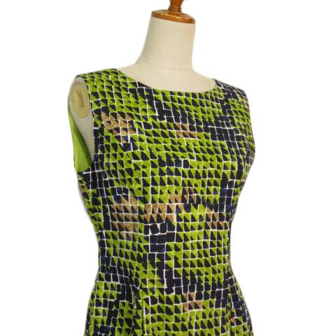 ダーマコレクション dama collection ジオメトリックプリントタック 