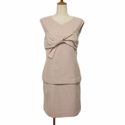 未使用品 ウィルセレクション WILLSELECTION ワンピース ねじりリボン  