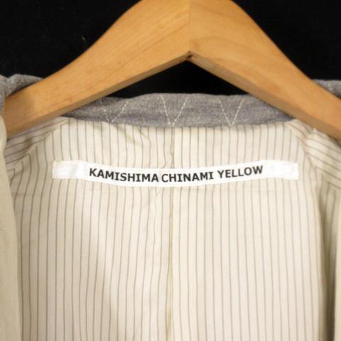 ❤️新品未使用❤️KAMISHIMA CHINAMI YELLOWトレンチコート38 カミシマチナミ KAMISHIMA CHINAMI YELLOW コート ジャケット
