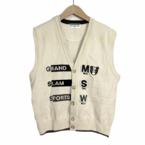 マンシングウェア MUNSINGWEAR GRAND SLAM ベスト ニット Vネック 