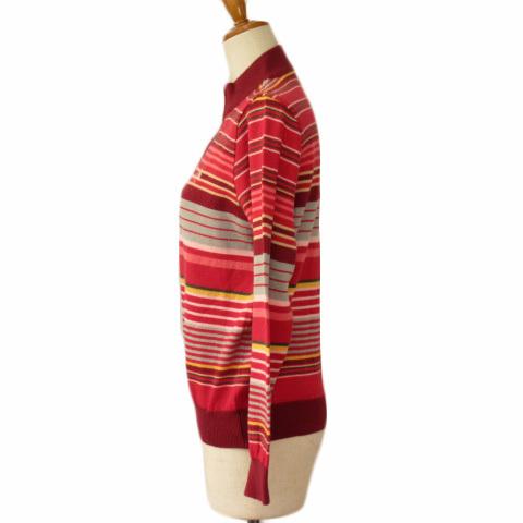 ケンゾー KENZO セーター ニット ボーダー ハーフジップ ウール 1