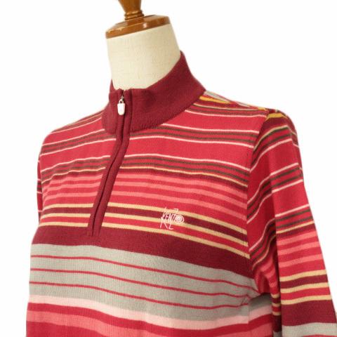 ケンゾー KENZO セーター ニット ボーダー ハーフジップ ウール 1