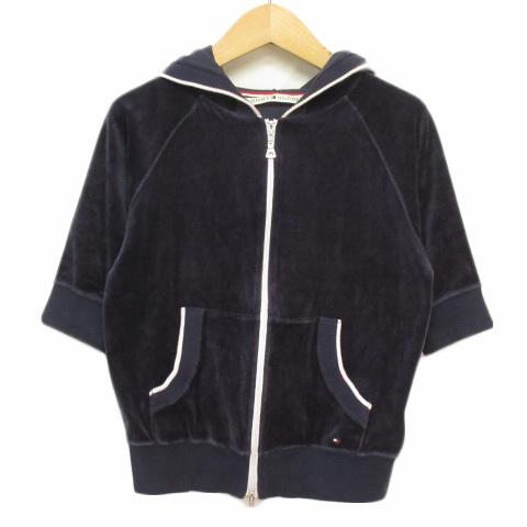 TOMMY HILFIGER（トミー・ヒルフィガー） パーカー ジップアップ 5分袖 