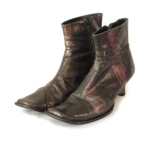 アルフレッドバニスター alfredoBANNISTER ショートブーツ スクエア 