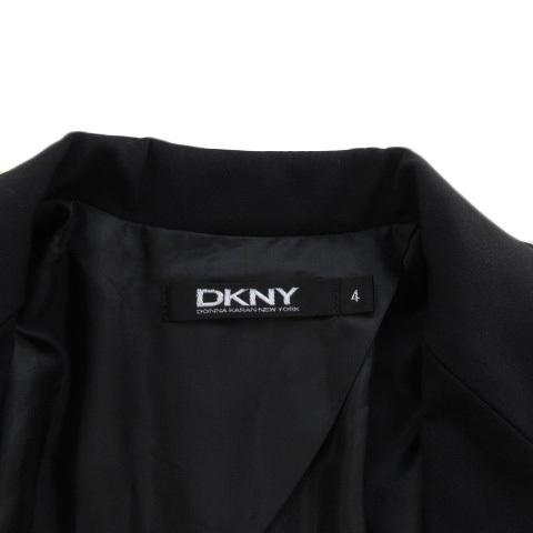 DKNY 4 カシミア混黒
