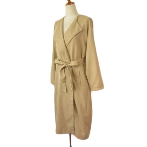 ショコラフィネローブ chocol raffine robe 開襟ロングコート F ショコラフィネローブ chocol raffine robe 開襟ロングコート F