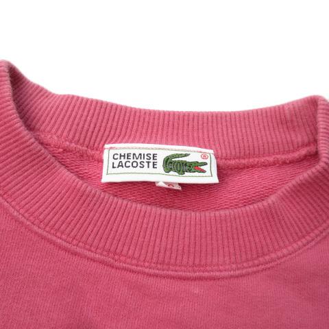 1280✳️美品 LACOSTE PEANUTS トレーナー ラコステ ピンク 美品】LACOSTE×スヌーピー スウェット ピンク S