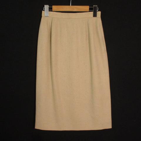 バンベール VINVERT スーツ ジャケット スカート ボーダー シルク混 7