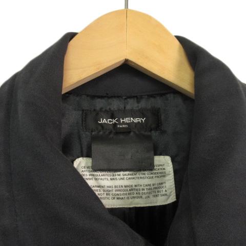 ジャックヘンリー JACK HENRY コート ロング ツイル コットン 40 紺