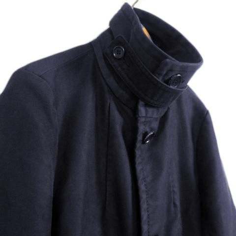 ジャックヘンリー JACK HENRY コート ロング ツイル コットン 40 紺