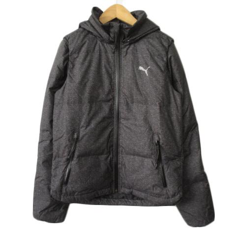PUMA（プーマ） パデッドジャケット ダウン ベスト 2way S 黒 ブラック 