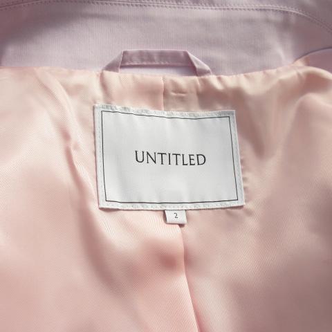 UNTITLED（アンタイトル） トレンチコート ダブル コットン シルク 2
