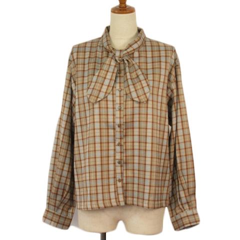 未使用品 ニコルクラブ NICOLE CLUB 179/WG スカーフ風チェック
