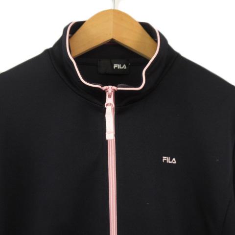 フィラ FILA トラックジャケット ジャージ 紺 ネイビー レディース