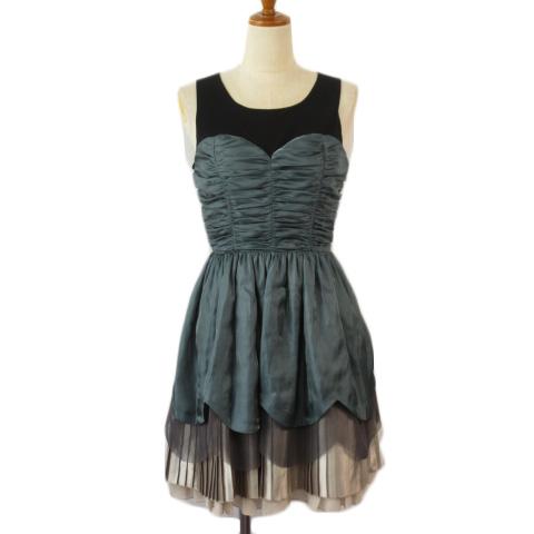 未使用品 メトリーゼ MAITRESSE ワンピース ドレス プリーツ チュール  