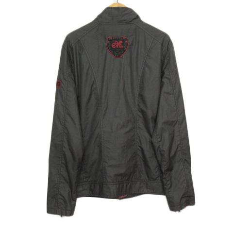 ミダス Midas ジャケット ブルゾン ワッペン L チャコール メンズ 