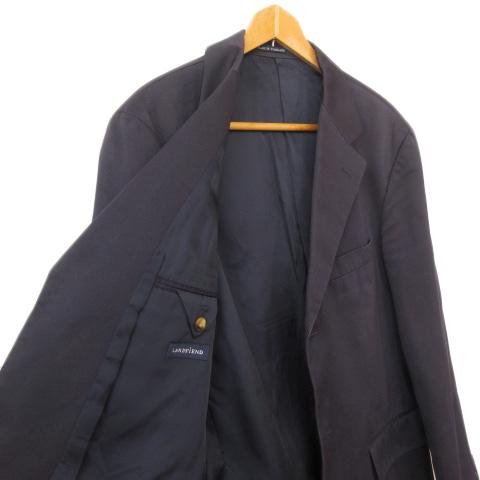 ランズエンド LANDS' END ジャケット テーラード コットン 40 紺 ランズエンド LANDS' END ジャケット テーラード コットン 40 紺