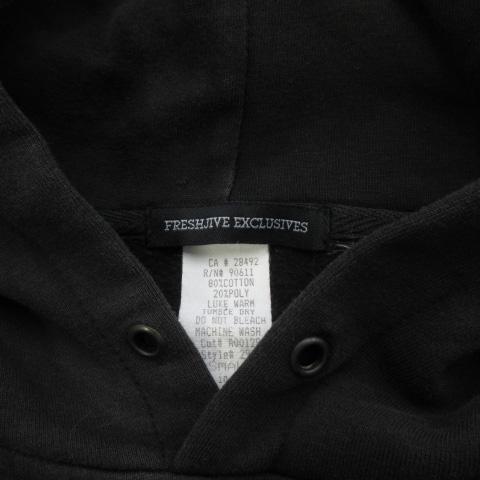 90年代　フレッシュジャイブ　パーカー　スミクロ　古着　L 90年代 フレッシュジャイブ パーカー スミクロ 古着 L