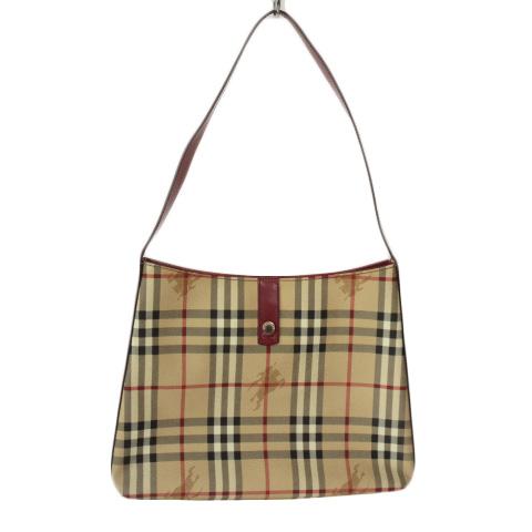 BURBERRY バーバリー バッグ ワンショルダー ノバチェック レザー 