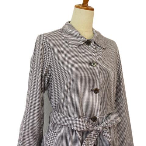 メルローズ クレール melrose CLAIRE コート ギンガムチェック 