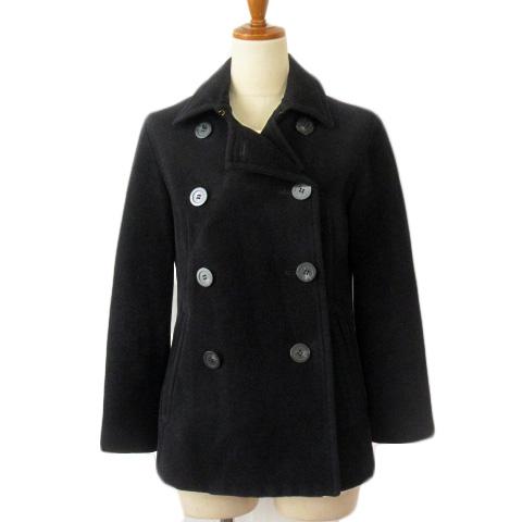 ★UNTITLED★美品★ ショートピーコート 組曲 ピーコート pコート ショートビーバー レディース