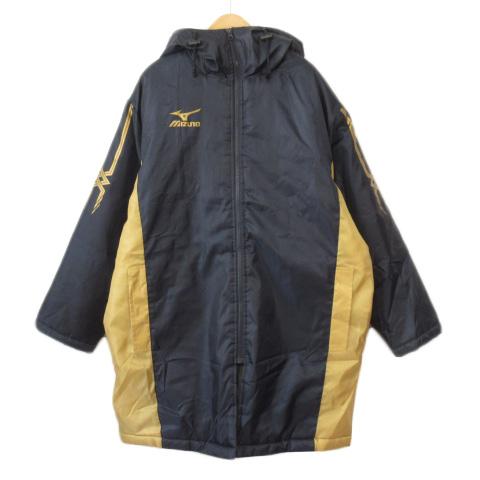 ミズノ MIZUNO ベンチコート 中綿 M 紺 ネイビー メンズ