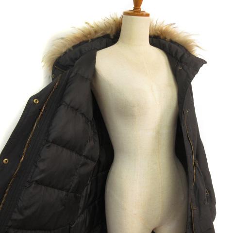 新品　プラステ　PLST ラクーンファー付 ダウンベスト L ブラック 新品プラステPLST ラクーンファー付 ダウンベスト L ブラック