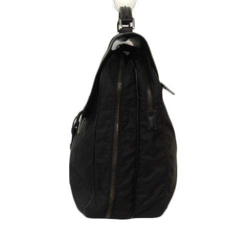 PRADA プラダ バッグ ビジネス ブリーフケース レザー ナイロン 黒
