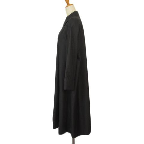 LEONARD（レオナール） コート ステンカラー シルク 9 黒 ブラック