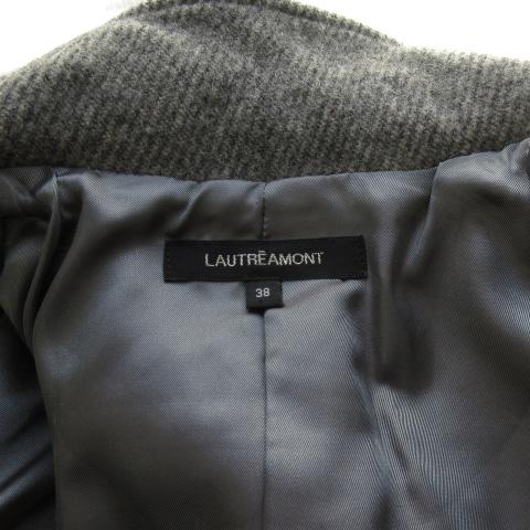 ロートレアモン LAUTREAMONT ダッフルコート ウール 38 グレー