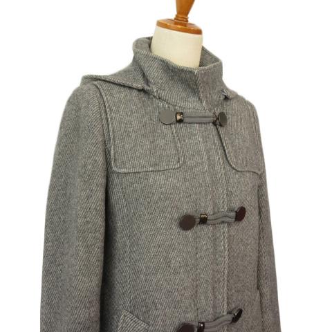 ロートレアモン LAUTREAMONT ダッフルコート ウール 38 グレー