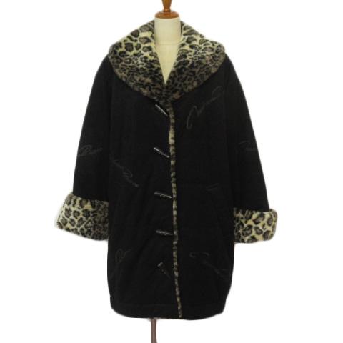 マダムビーン 伊万里 コート 中綿 トグルボタン ヒョウ柄 レオパード M