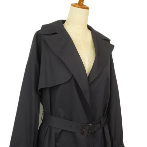 ミッシェルクラン MICHEL KLEIN 洗えるAライントレンチコート 22SS 38