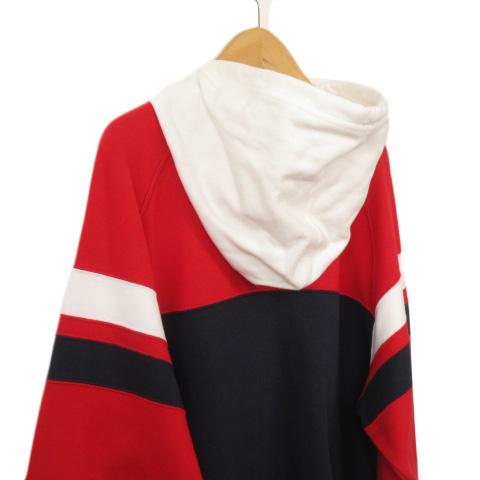 フィラ FILA ヴィンテージ 鐘紡 パーカー ジップアップ スウェット 赤