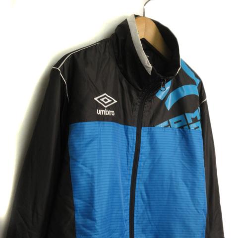 アンブロ UMBRO UBA4532 ジャケット ウインドブレーカー 中綿 M 黒