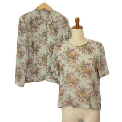 Partout レナウンルックレトロ ヴィンテージ 2点セット ブラウス 