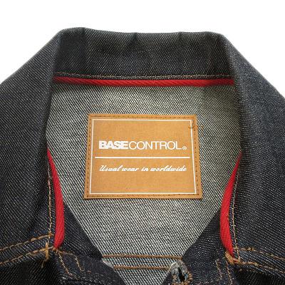 ベースコントロール BASE CONTROL ジャケット デニム Gジャン L 紺 