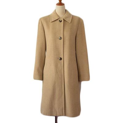コルディア CORDIER コート ステンカラー アンゴラ ウール 40 ベージュ