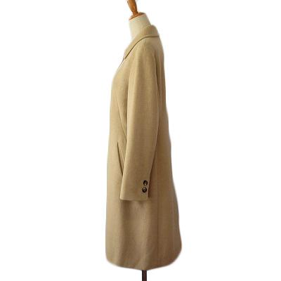 コルディア CORDIER コート ステンカラー アンゴラ ウール 40 ベージュ