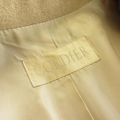 コルディア CORDIER コート ステンカラー アンゴラ ウール 40 ベージュ