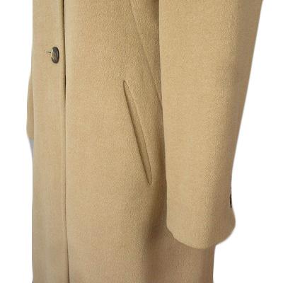 コルディア CORDIER コート ステンカラー アンゴラ ウール 40 ベージュ