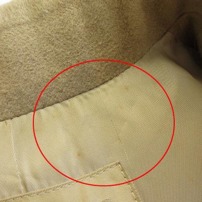 コルディア CORDIER コート ステンカラー アンゴラ ウール 40 ベージュ